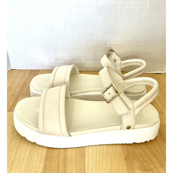 UGG Women’s Zayne Ankle Strap Sandals Size 11 White - Picture 10 of 10